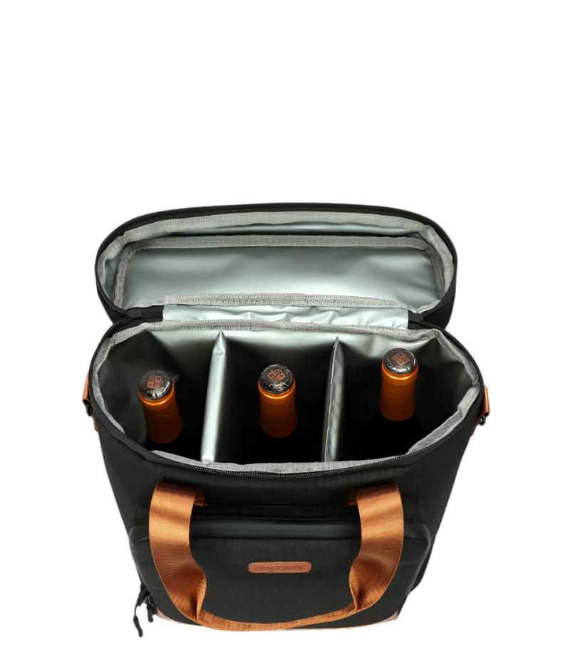 Thermal Wine Cooling Bag with Strap, Interior