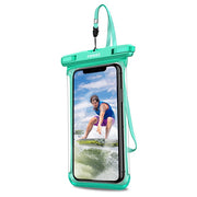 Waterproof Phone Case for iPhone and Samsung, Aqua