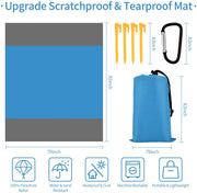 Lightweight Waterproof Beach and Picnic Mat, specs