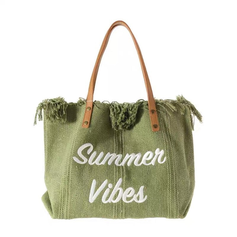 Summer vibes beach bag Clearance
