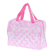 Polka Dot Waterproof Make-Up Bag, Pink